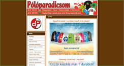 Desktop Screenshot of poloparadicsom.hu